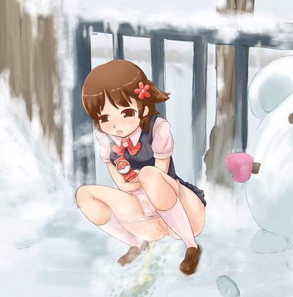 【サムソウ】雪にオシッコしてる少女達の二次エロ画像【24】