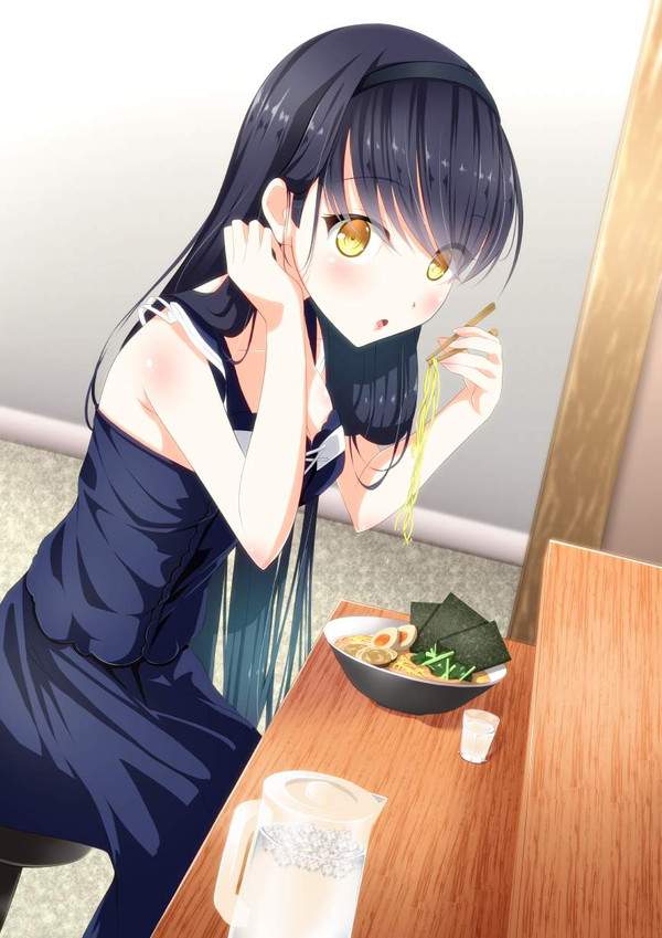 【するずる】ラーメン食べてる女子の二次画像【どーもー！】【31】
