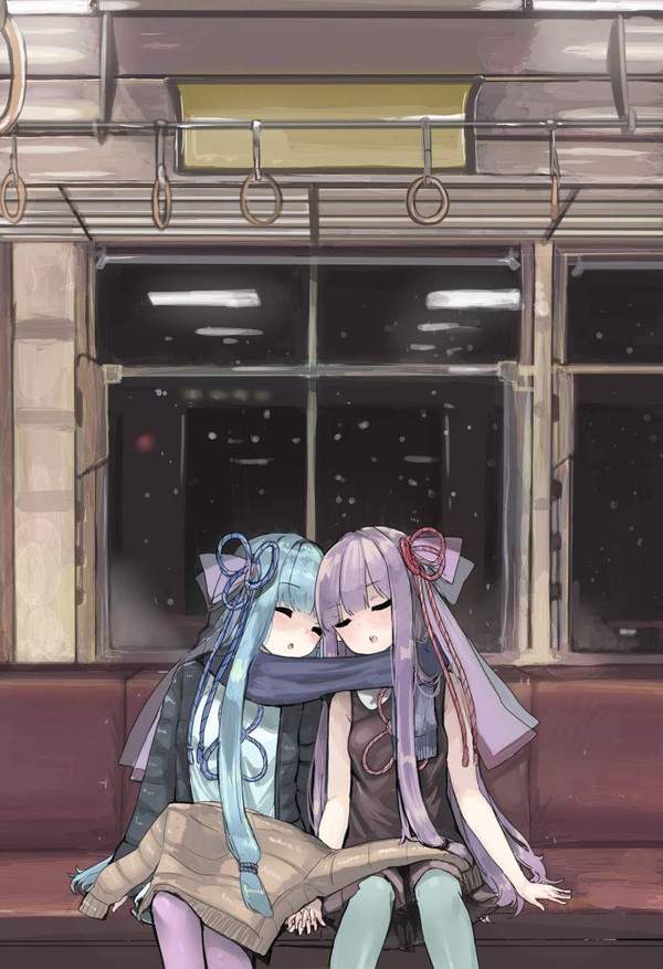 【籠原】電車の中で寝てしまっている女子の二次エロ画像【小金井】【7】