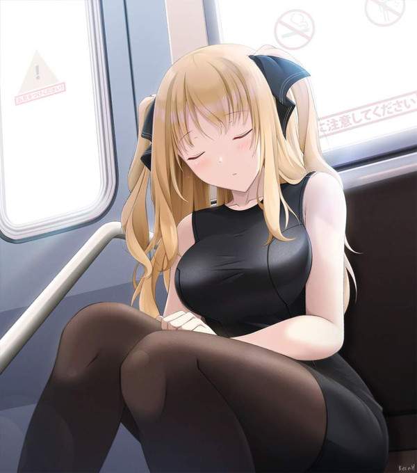 【籠原】電車の中で寝てしまっている女子の二次エロ画像【小金井】【15】