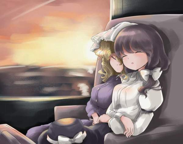 【籠原】電車の中で寝てしまっている女子の二次エロ画像【小金井】【33】