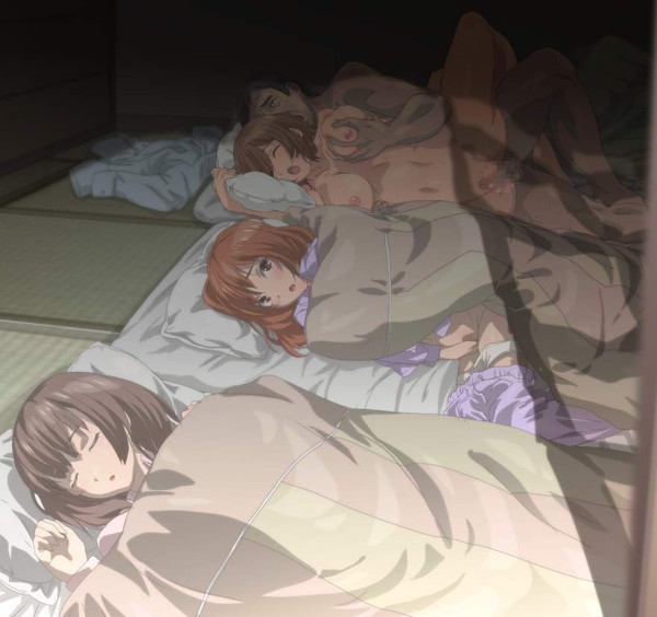 【黒歴史確定】友達が寝てる横でセックスしてる二次エロ画像【4】
