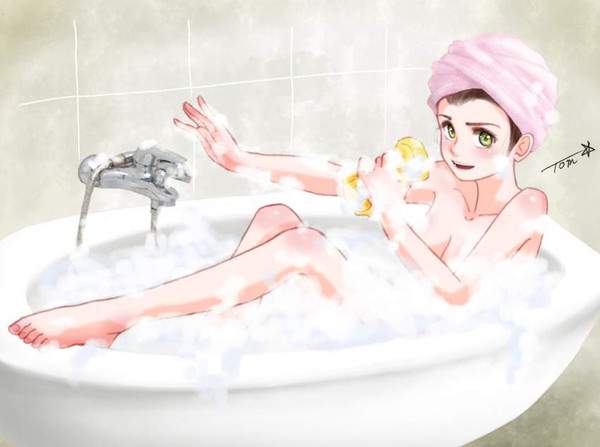 【欧米か】泡風呂に入る女子達の二次エロ画像【36】
