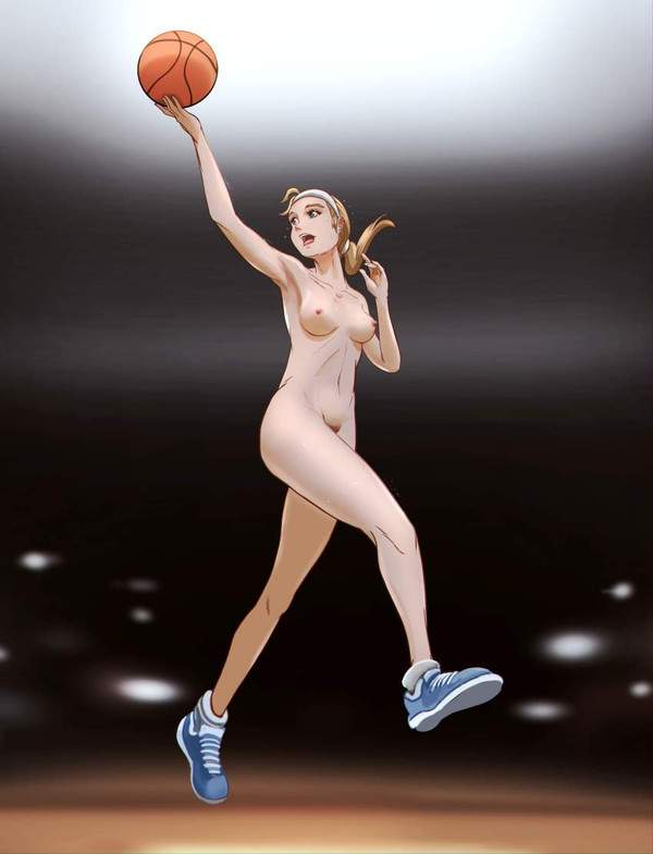 【ヌーディスト村の日常】全裸でスポーツする女子の二次エロ画像【34】