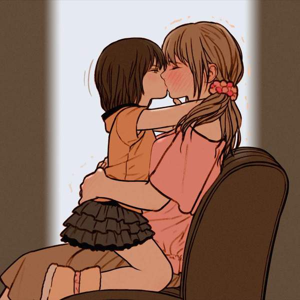 【ハラスメントの可能性】お姉さんと少女がレズキスしてる二次エロ画像【34】