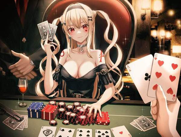 【パチンコパチスロ】ギャンブルに興じる女子達の二次画像【ポーカーバカラ】【14】
