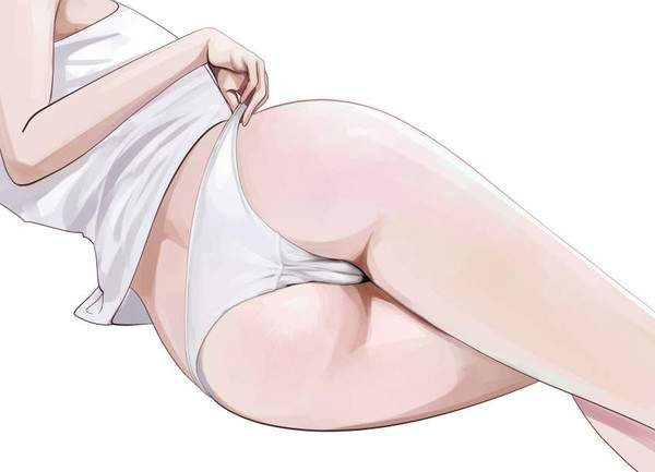 【清潔感あるよね】白パンツ尻の二次エロ画像【25枚目】