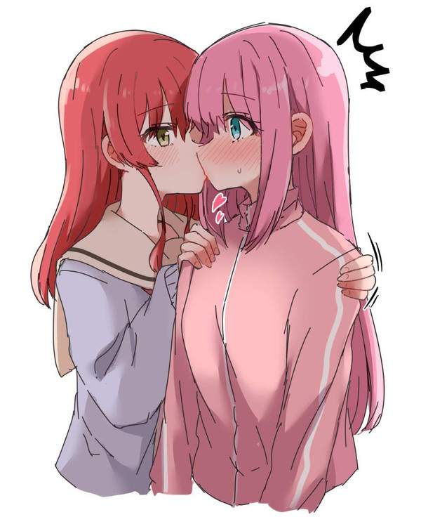 【ﾁｭｯ】女同士でキスしてるJKの二次百合画像【13枚目】