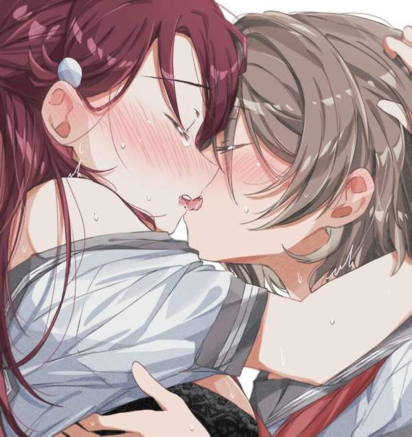 【ﾁｭｯ】女同士でキスしてるJKの二次百合画像【25枚目】