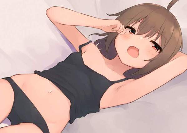 【多分夏編】眠そうに目をこする寝起き女子達の二次エロ画像【12枚目】