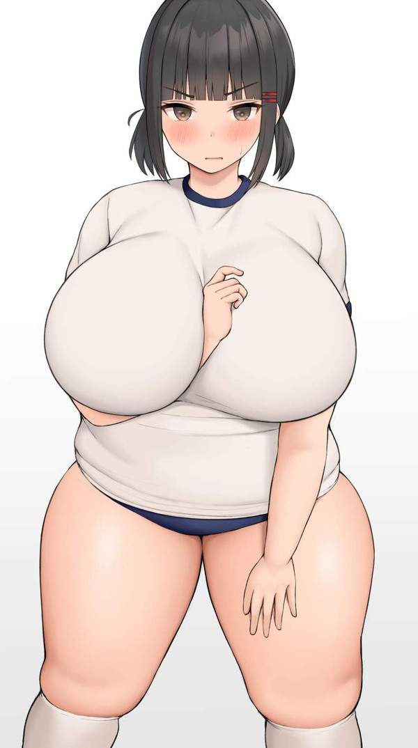 【男子の目線を独り占め】爆乳ブルマ体操服女子の二次エロ画像【21枚目】