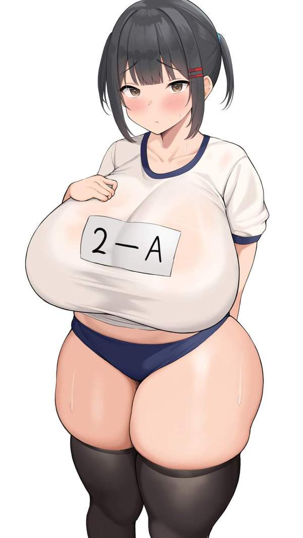 【男子の目線を独り占め】爆乳ブルマ体操服女子の二次エロ画像【26枚目】