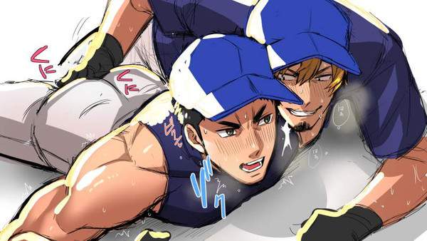 【不快意味は無いです】野球部の二次ＢＬ画像【20枚目】