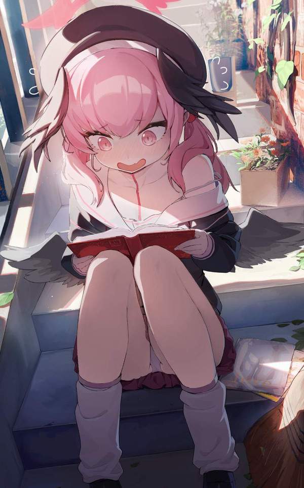 【怪談の日】階段に座ってる女子の二次パンチラ画像【13枚目】