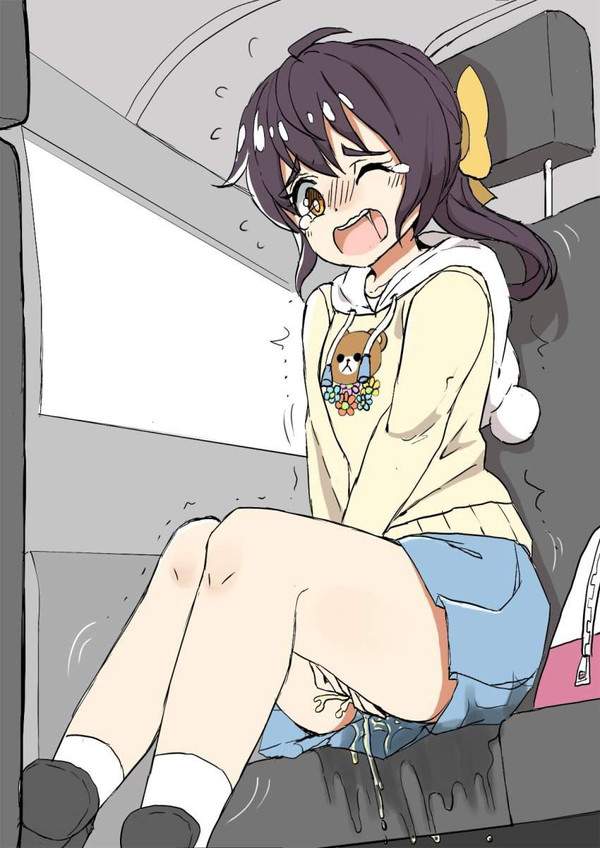 【連休あるある】車の中でオシッコする女子の二次エロ画像【35枚目】