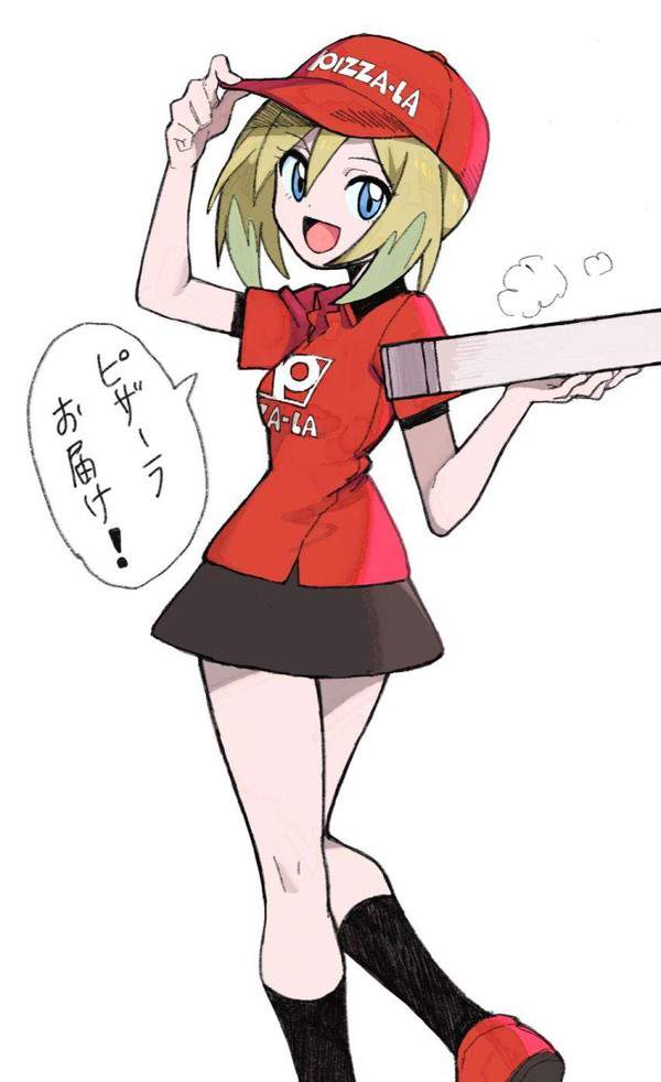 【宅配ピザの日】ピザ届けに来てくれた女性配達員の二次エロ画像【6枚目】