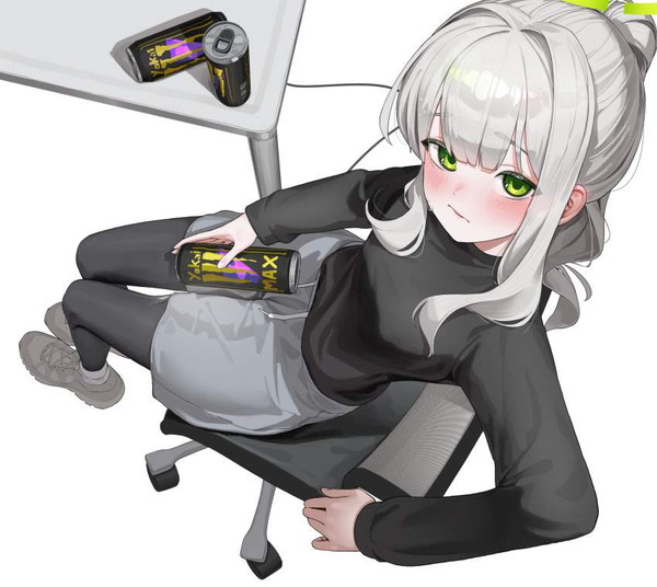 【速記の日】さりげなく勃起してるふたなり娘の二次エロ画像【4枚目】