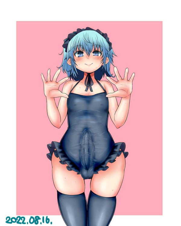 【速記の日】さりげなく勃起してるふたなり娘の二次エロ画像【23枚目】