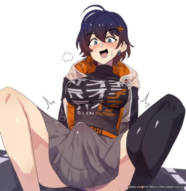 【速記の日】さりげなく勃起してるふたなり娘の二次エロ画像【32枚目】