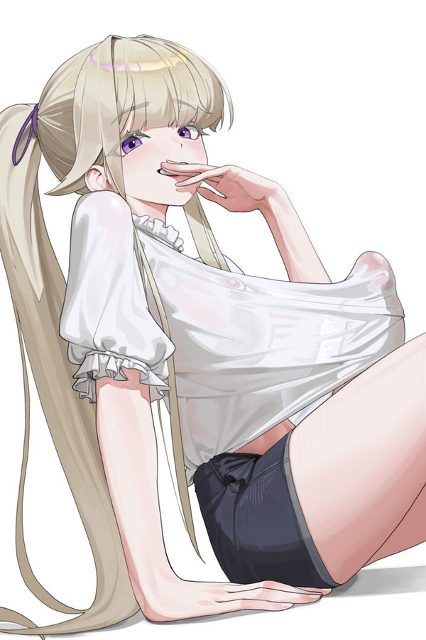 【速記の日】さりげなく勃起してるふたなり娘の二次エロ画像【39枚目】