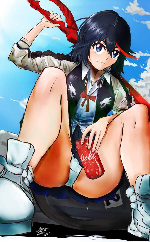 【炭酸ソーダの日】コーラ飲んでる女子の二次画像【5枚目】