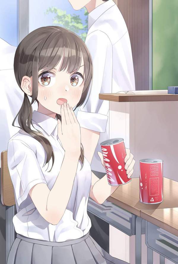 【炭酸ソーダの日】コーラ飲んでる女子の二次画像【9枚目】