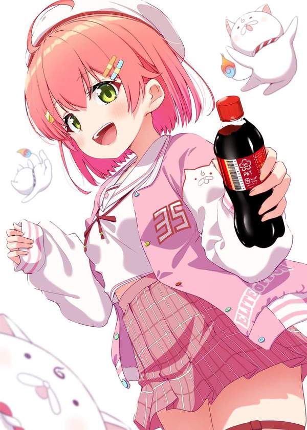 【炭酸ソーダの日】コーラ飲んでる女子の二次画像【16枚目】