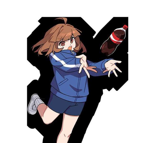 【炭酸ソーダの日】コーラ飲んでる女子の二次画像【30枚目】