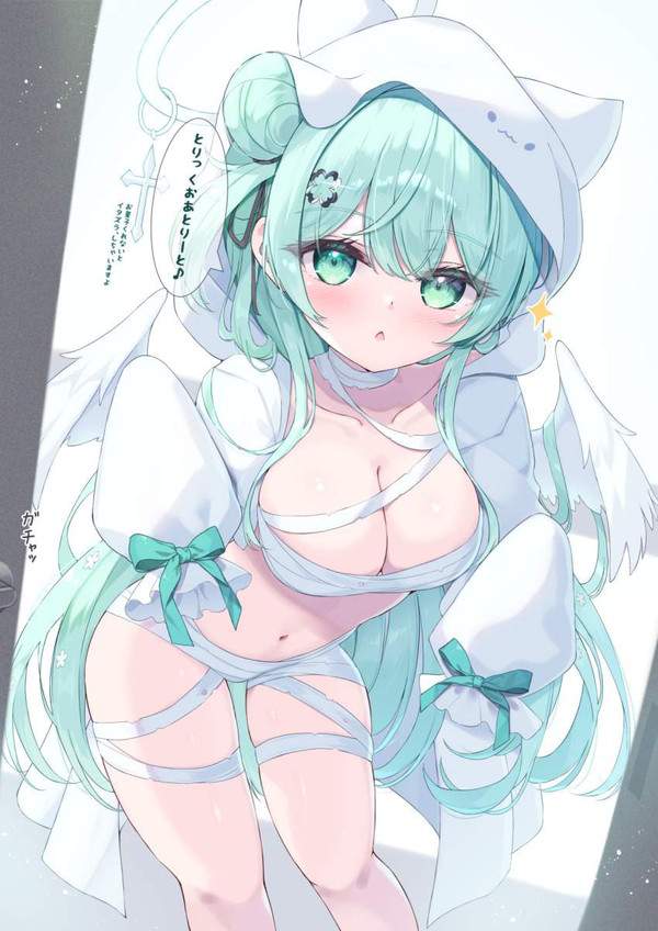 【ハロウィン】トリックオアトリートな女子達のセリフ付き二次エロ画像【24枚目】