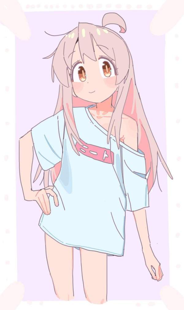 【リアル部屋着】上はＴシャツ下はパンティー姿な女子達の二次エロ画像【32枚目】