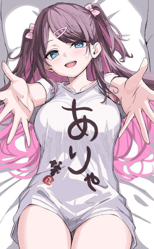 【リアル部屋着】上はＴシャツ下はパンティー姿な女子達の二次エロ画像【35枚目】