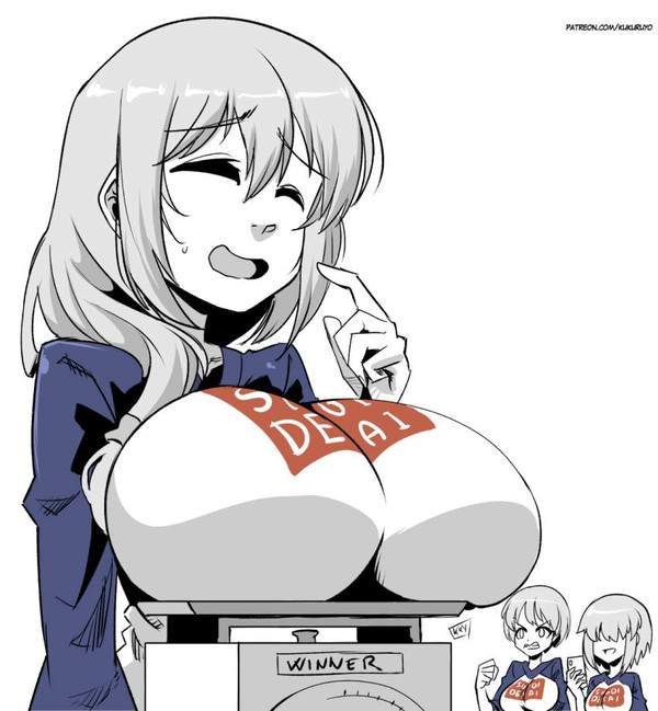 【計量記念日】おっぱいの重さを計る女子達の二次エロ画像【24枚目】