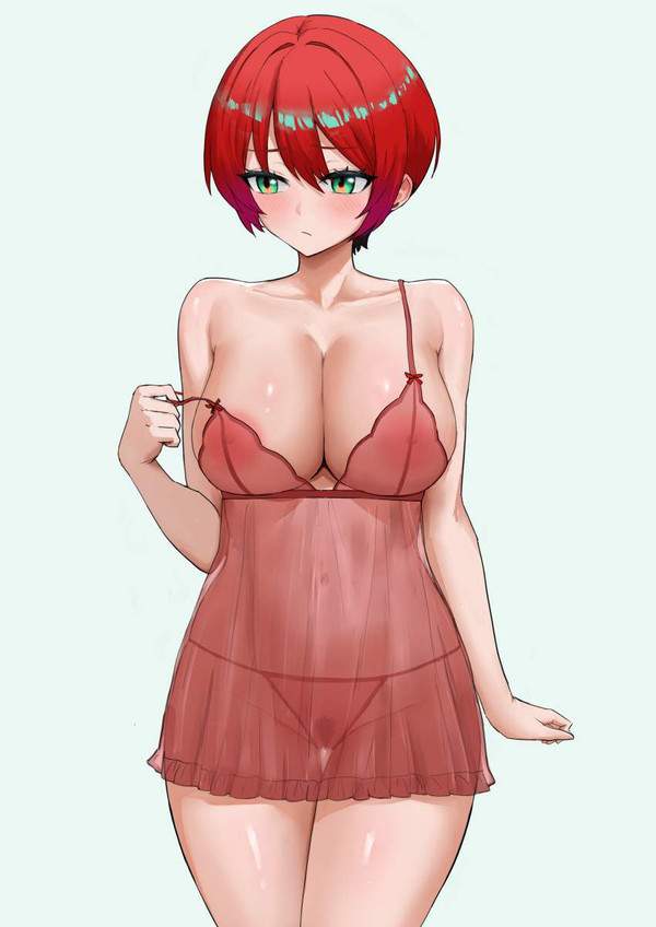 【スケパン】デカいおっぱいの女子が透け透けおパンツ履いてる二次エロ画像【8枚目】