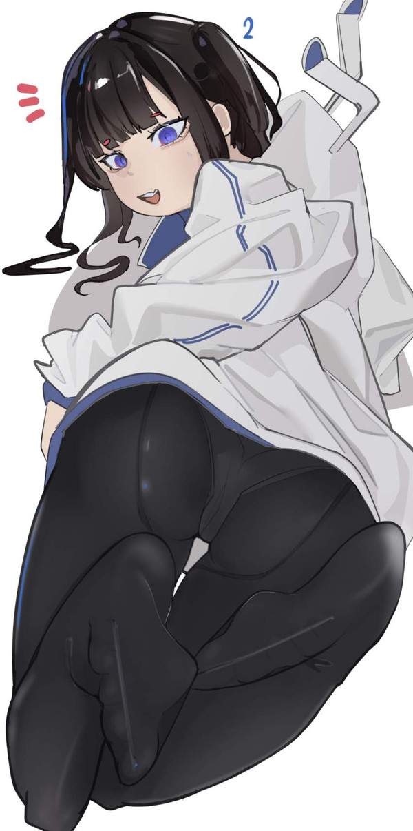 【タイツの日】黒タイツ尻のエロ画像【9枚目】