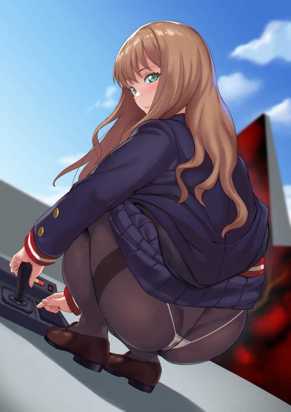 【タイツの日】黒タイツ尻のエロ画像【37枚目】