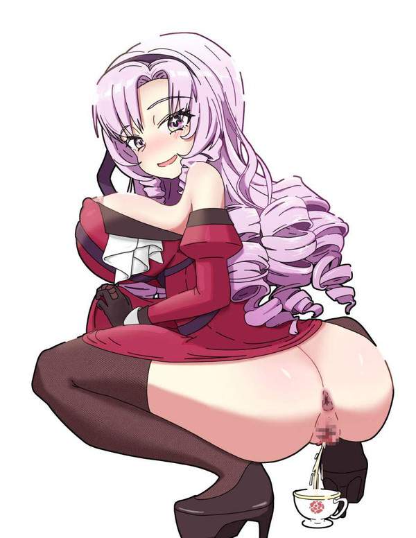 【お尻側アングル限定】しゃがんでションベンしてる女子の二次エロ画像【31枚目】