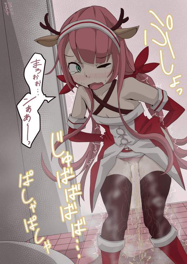 【便座ブロック】トイレの直前で漏らしちゃった女子達の二次エロ画像【38枚目】