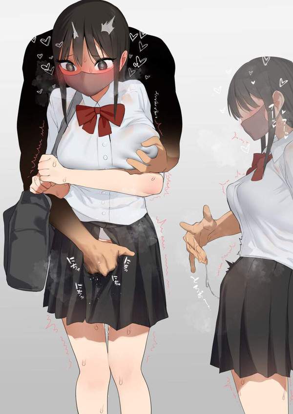 【Xで晒されそう】公共の場で手マンしてる二次エロ画像【16枚目】