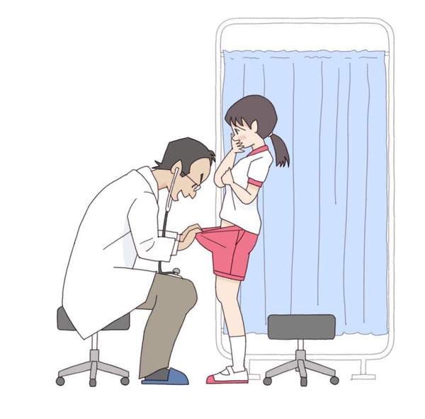 【昭和あるある】医者にセクハラされてる女性患者の二次エロ画像【2枚目】