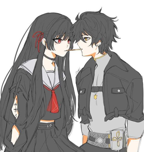 【ポッキー＆プリッツの日】ポッキーゲームに興じる男女の二次エロ画像【12枚目】