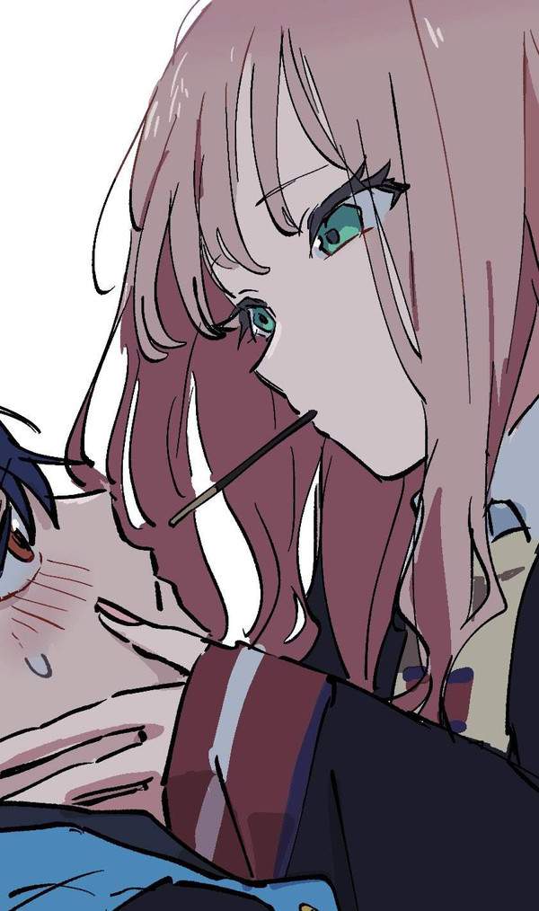 【ポッキー＆プリッツの日】ポッキーゲームに興じる男女の二次エロ画像【15枚目】