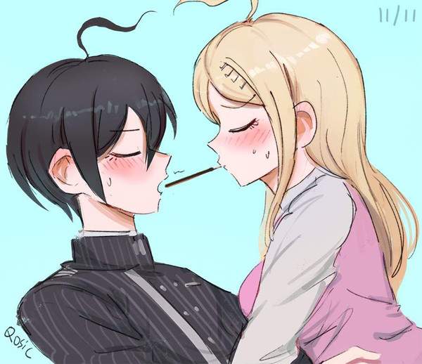 【ポッキー＆プリッツの日】ポッキーゲームに興じる男女の二次エロ画像【18枚目】