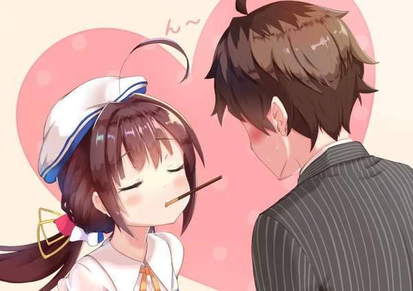 【ポッキー＆プリッツの日】ポッキーゲームに興じる男女の二次エロ画像【36枚目】