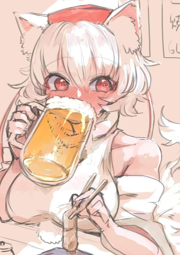 【いいビール飲みの日】ジョッキのビールをぐびぐび飲んでる女子の二次エロ画像【29枚目】