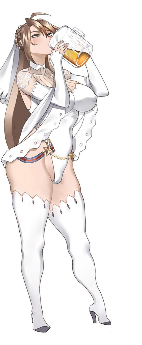 【いいビール飲みの日】ジョッキのビールをぐびぐび飲んでる女子の二次エロ画像【36枚目】