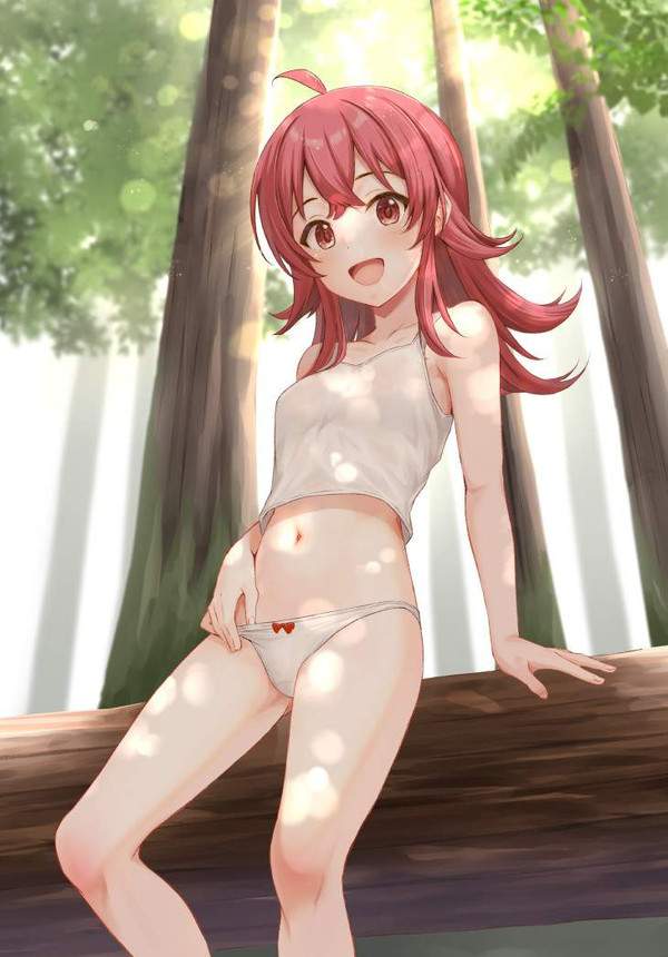 【日本製肌着の日】キャミソールとパンティー姿な女子の二次エロ画像【5枚目】