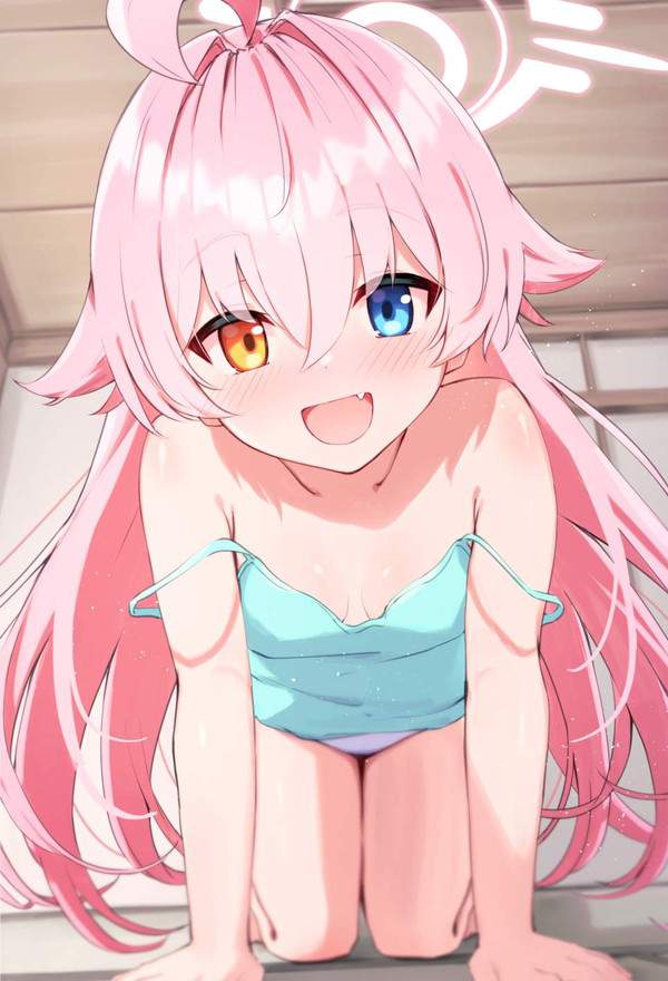 【日本製肌着の日】キャミソールとパンティー姿な女子の二次エロ画像【7枚目】