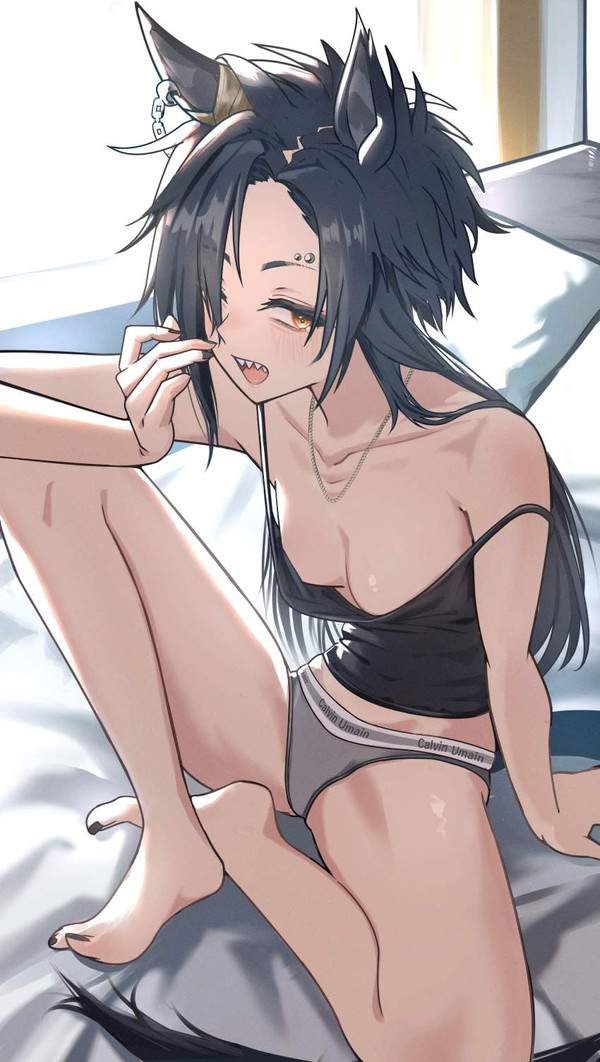 【日本製肌着の日】キャミソールとパンティー姿な女子の二次エロ画像【31枚目】