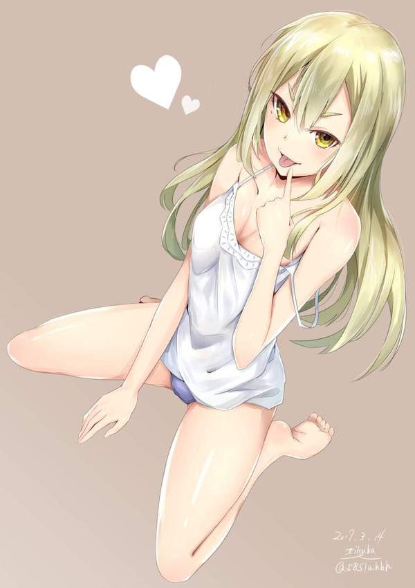 【日本製肌着の日】キャミソールとパンティー姿な女子の二次エロ画像【39枚目】