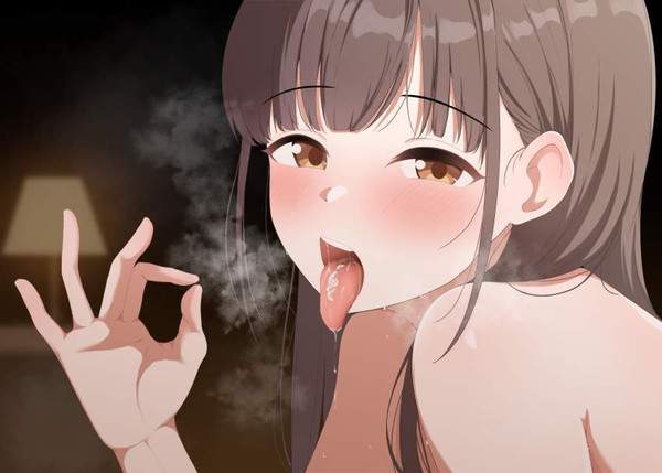 【カスピ海ヨーグルトの日】舌の上にザーメン乗ってる女子の二次エロ画像【12枚目】